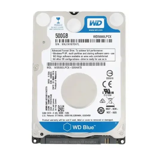 Disque HDD 500GB PC portable